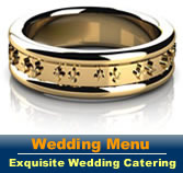 Wedding Menu - Glistening Waters Restaurant London